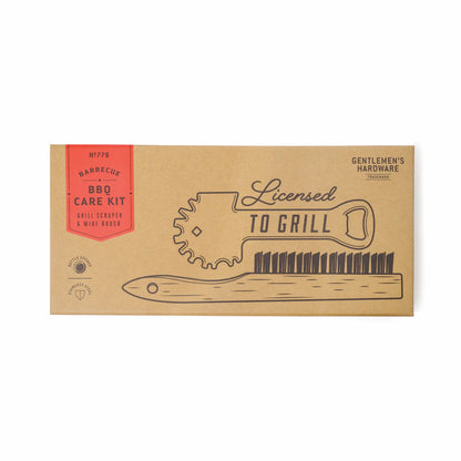 BBQ Lover's Kit Raspador + Cepillo Alambre