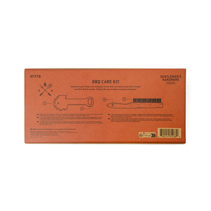 BBQ Lover's Kit Raspador + Cepillo Alambre