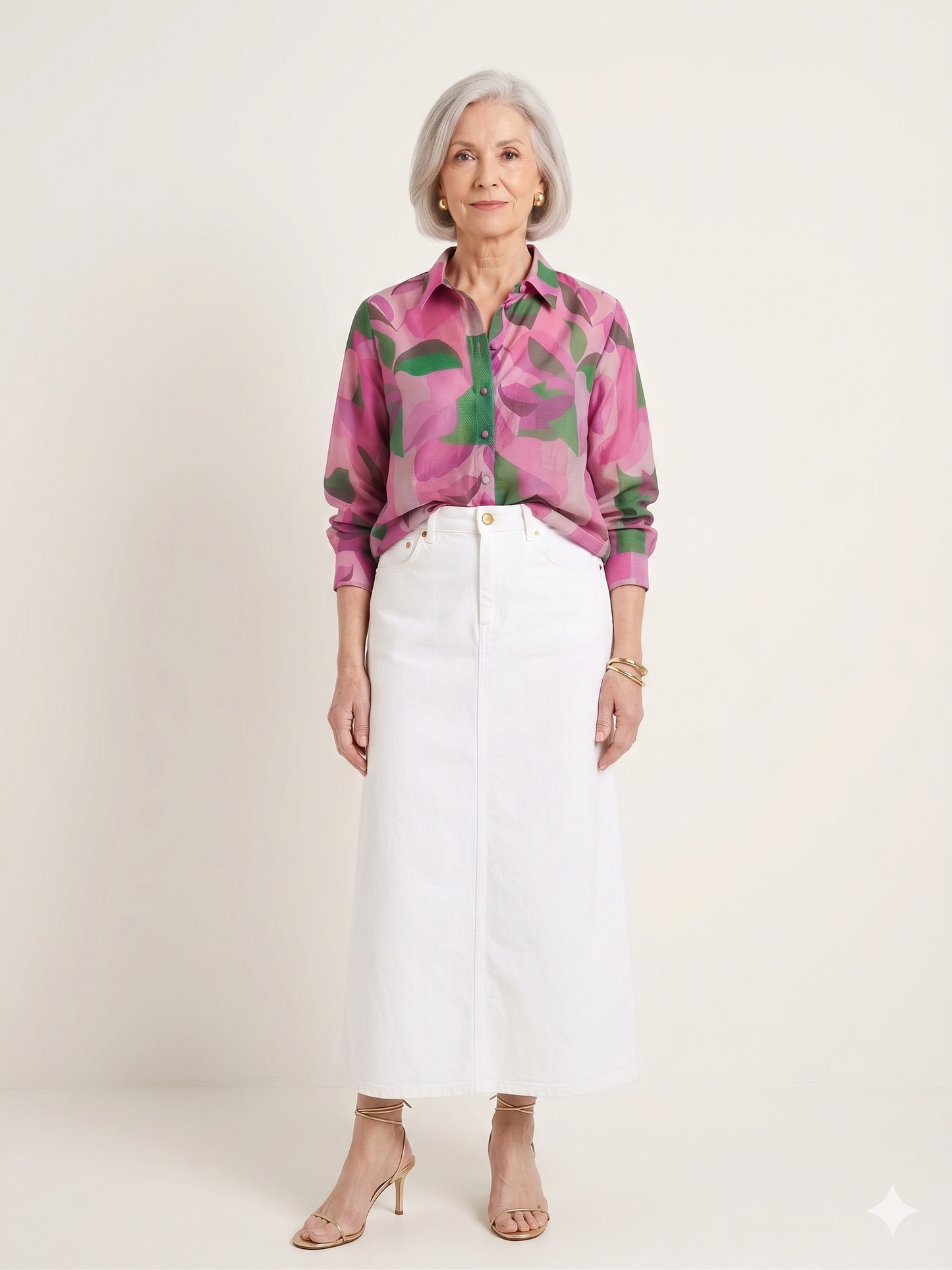 Camisa Tacto Seda Rosa
