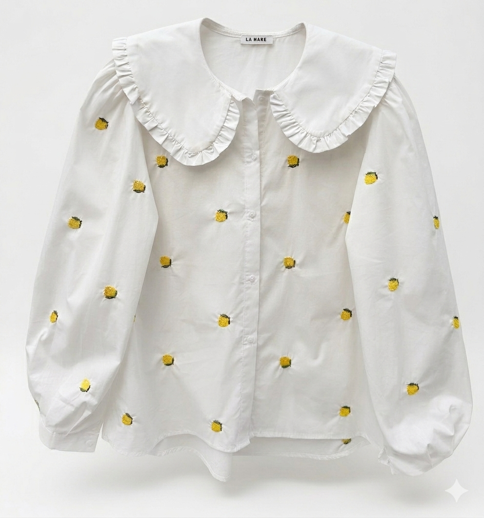 Blusa Cuello Bebé Limones