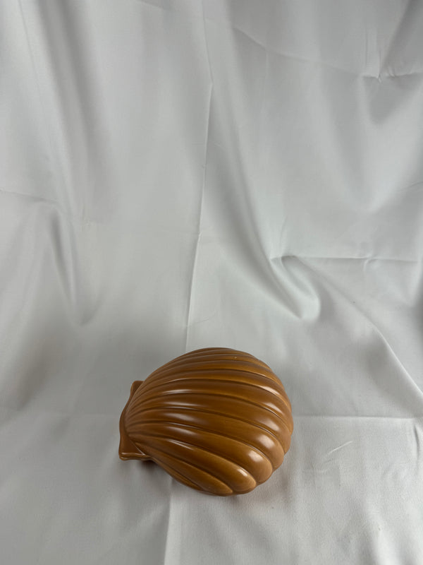 Joyero Caja con Tapa en forma de Concha Marrón