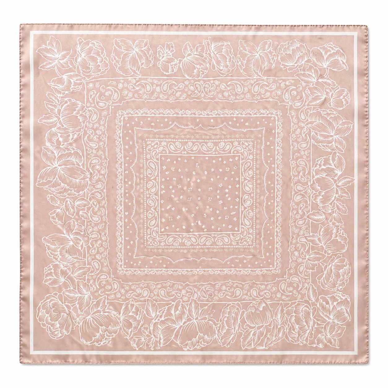 Pañuelo Imitación Bandana Rosa