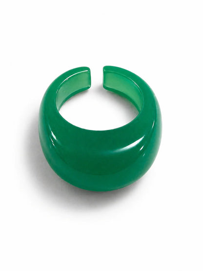 Anillo Resina Transparentoso Liso