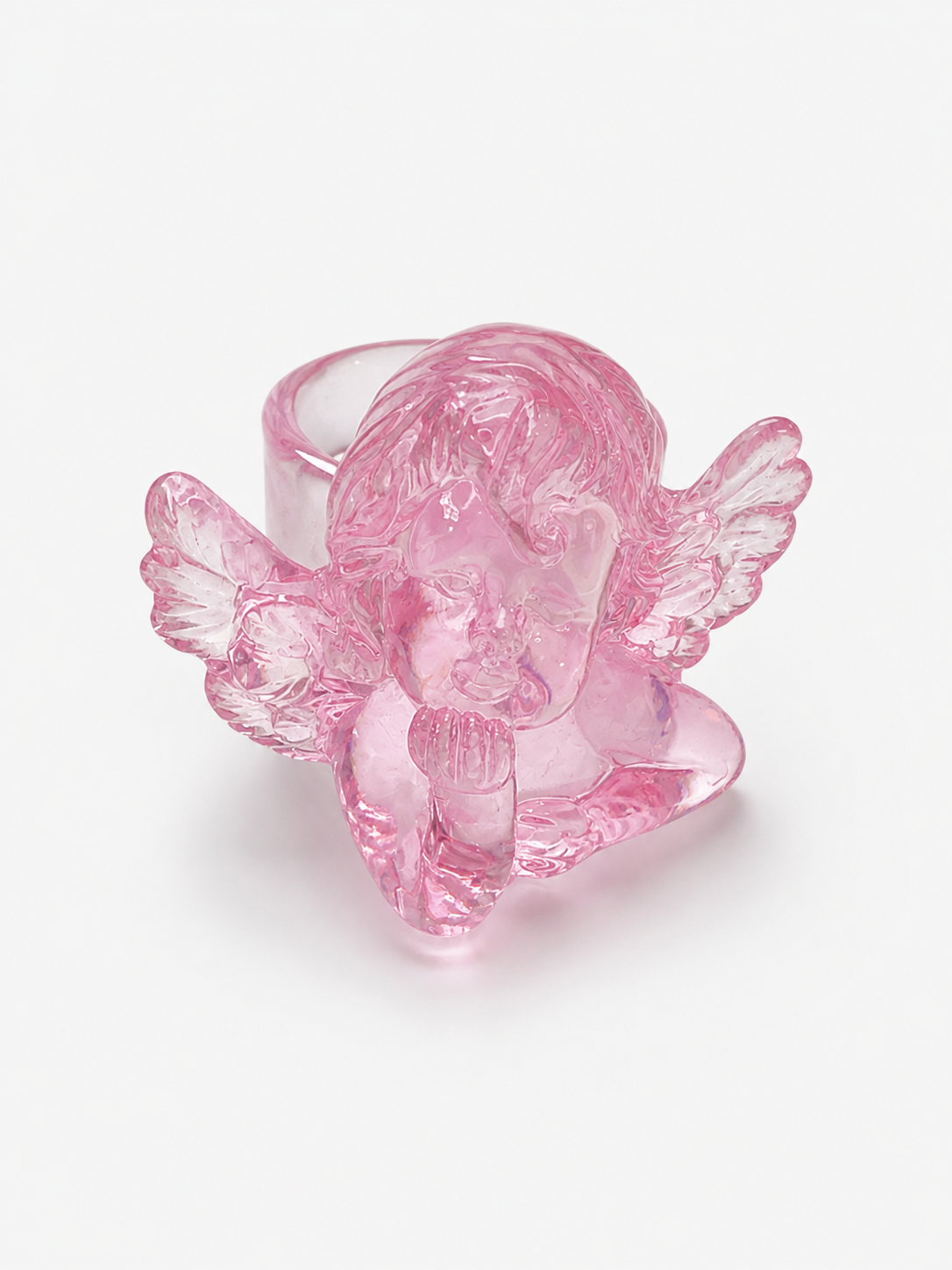 Anillo Ángel Angelito Fucsia