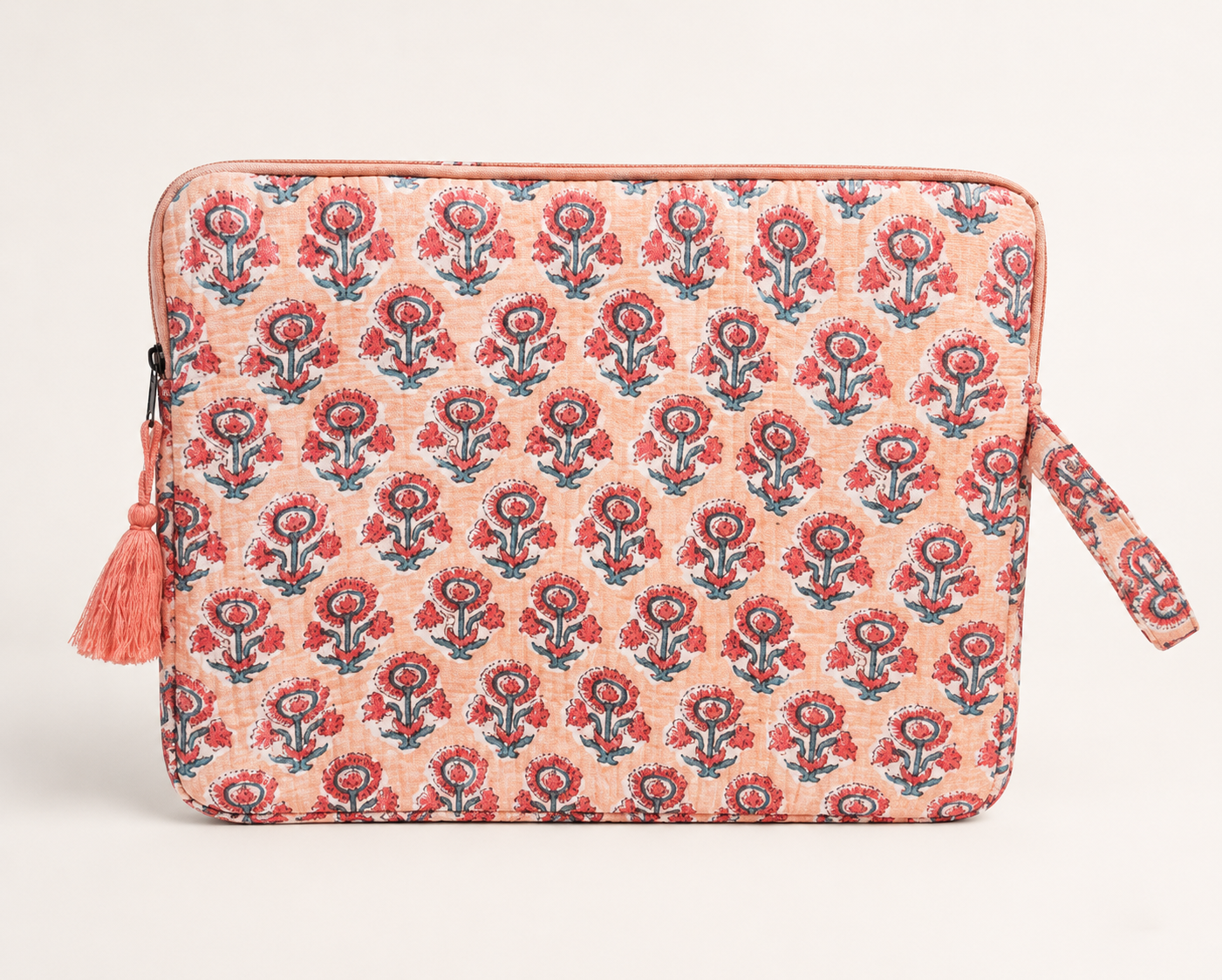 Funda Ordenador Estampado Indio Rosa
