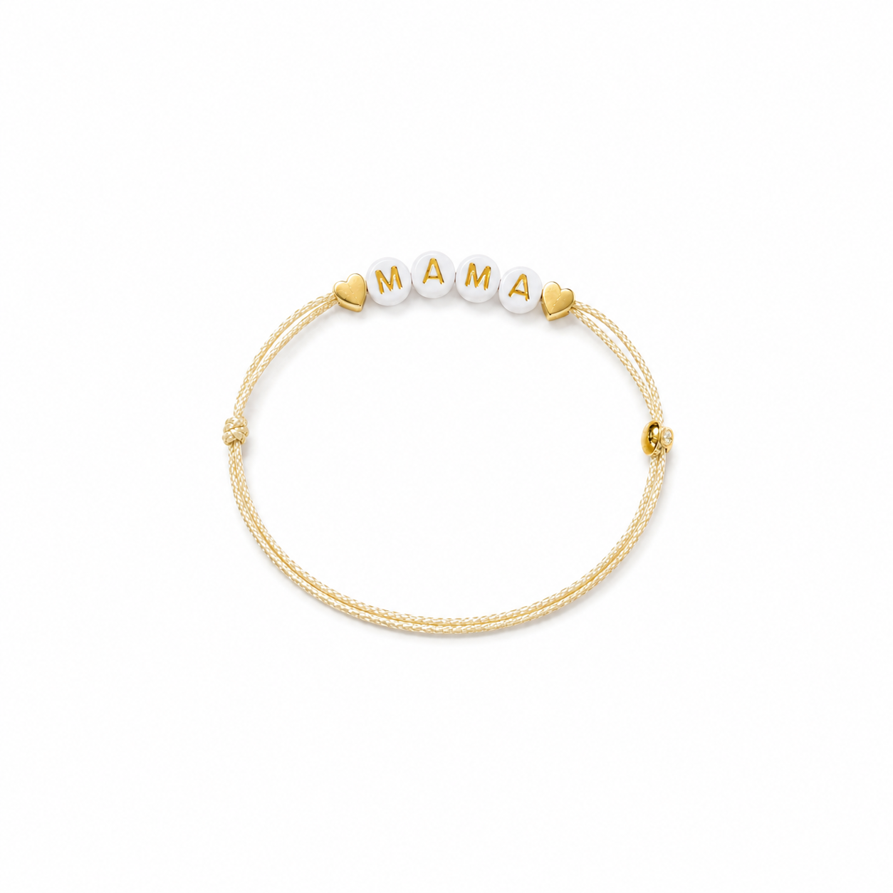 Pulsera Dorada Elástica Mama