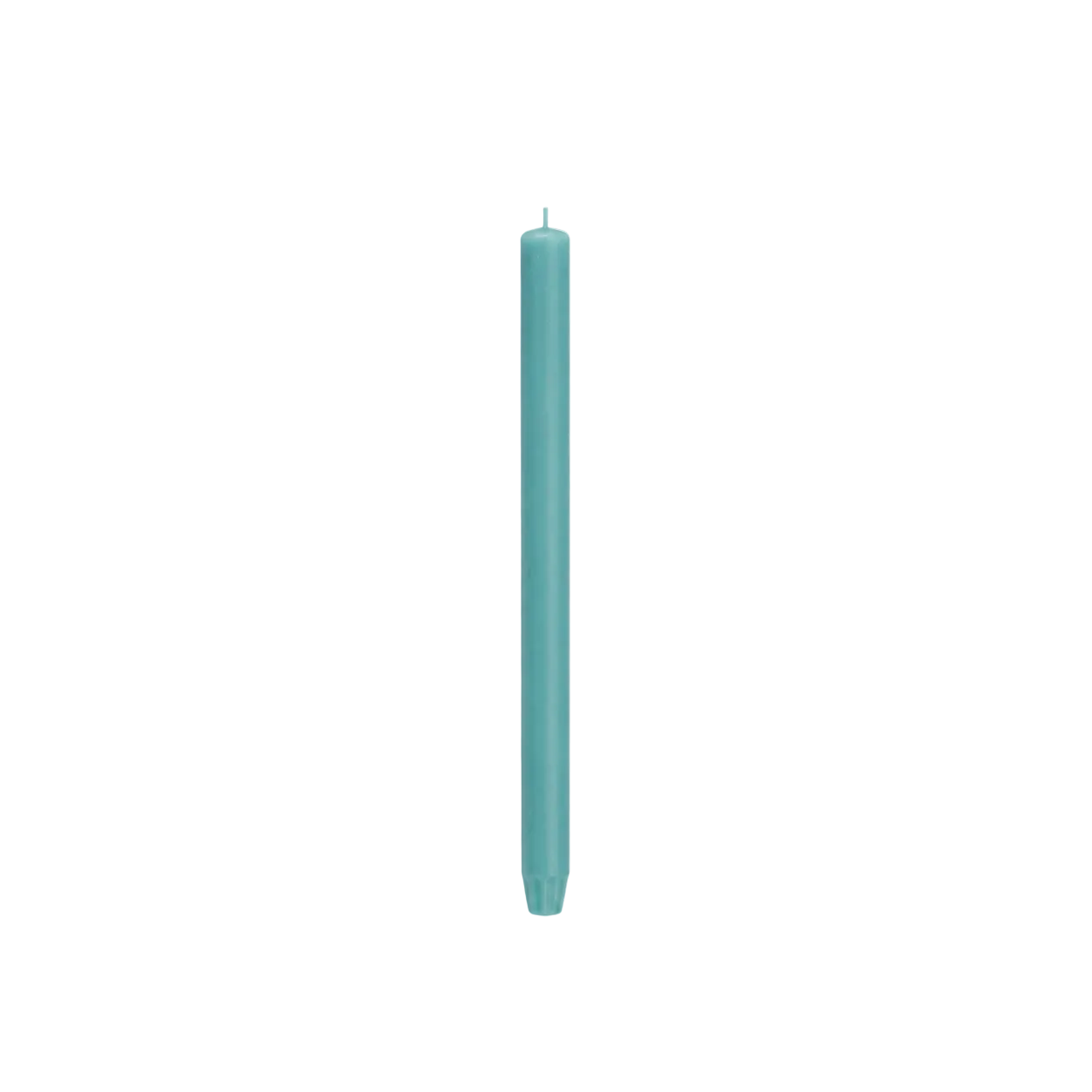Dark Mint Green Taper Candle