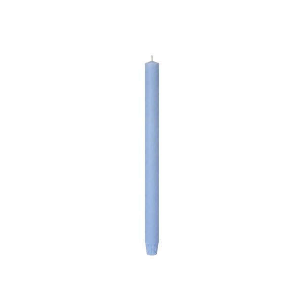 Vela de Candelabro Lisa Azul Bebé