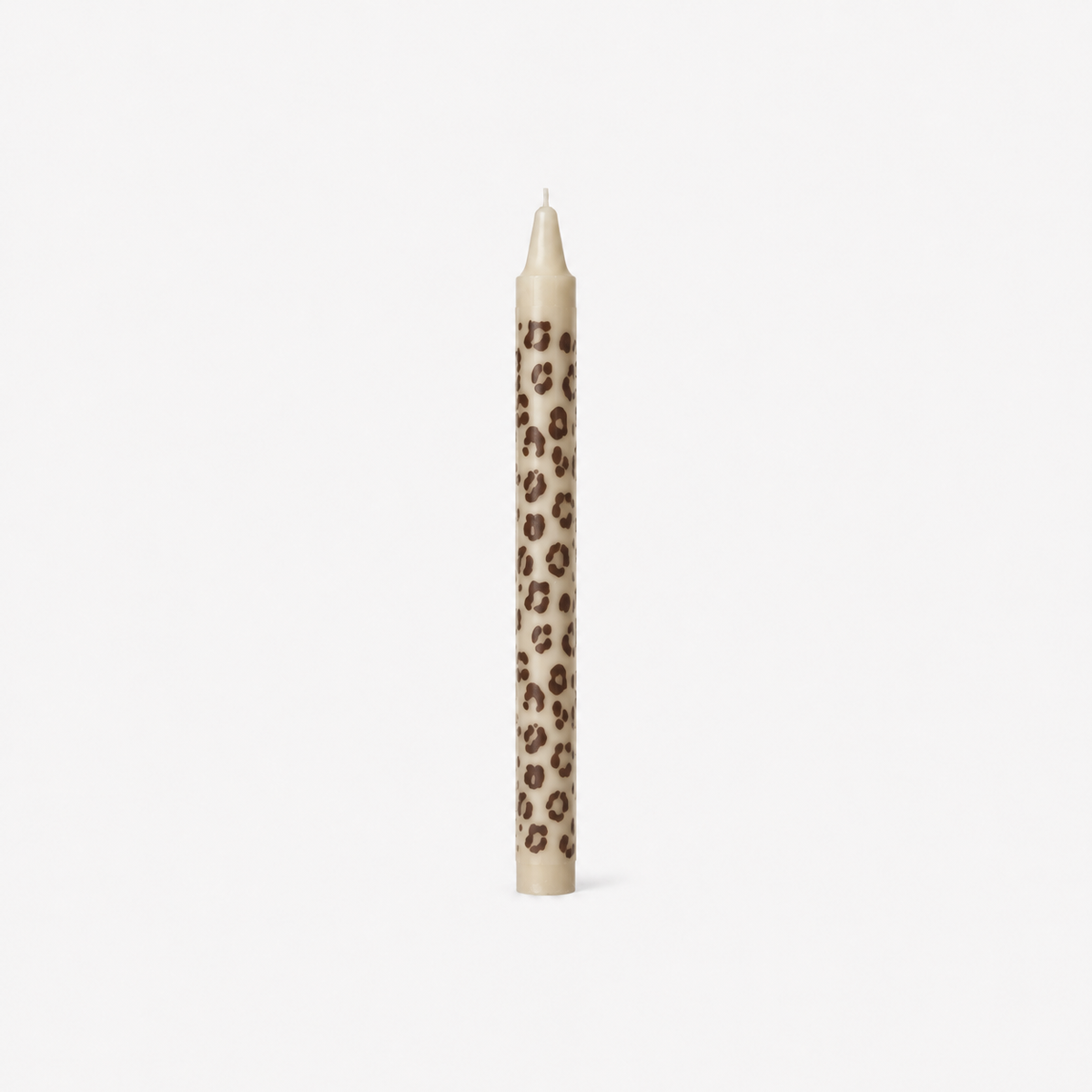 Vela de Candelabro Leopardo Caqui