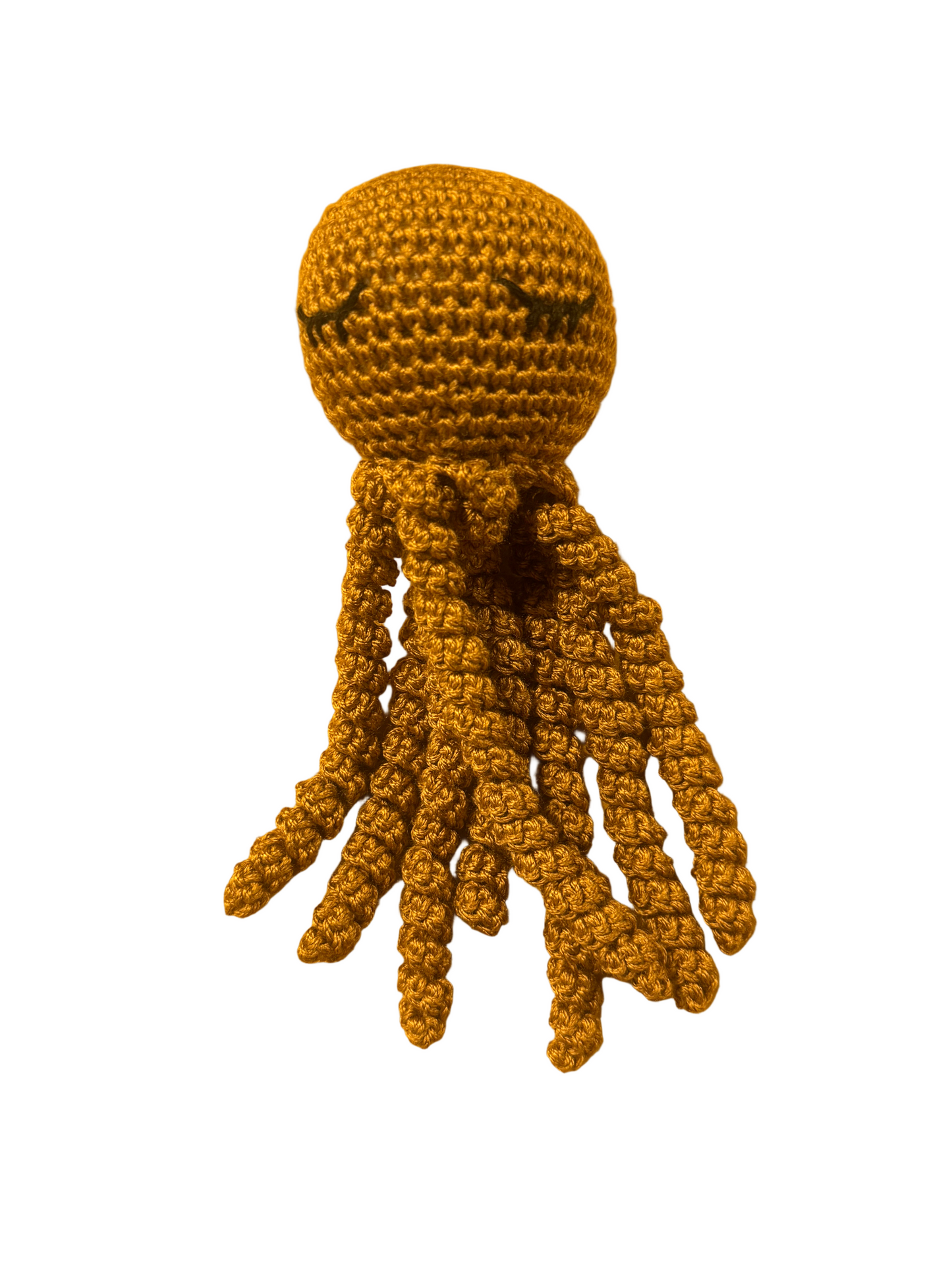 Pulpo Crochet Marrón