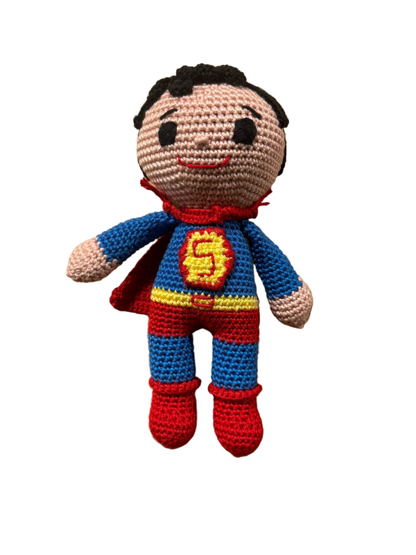 Peluche Crochet Superman