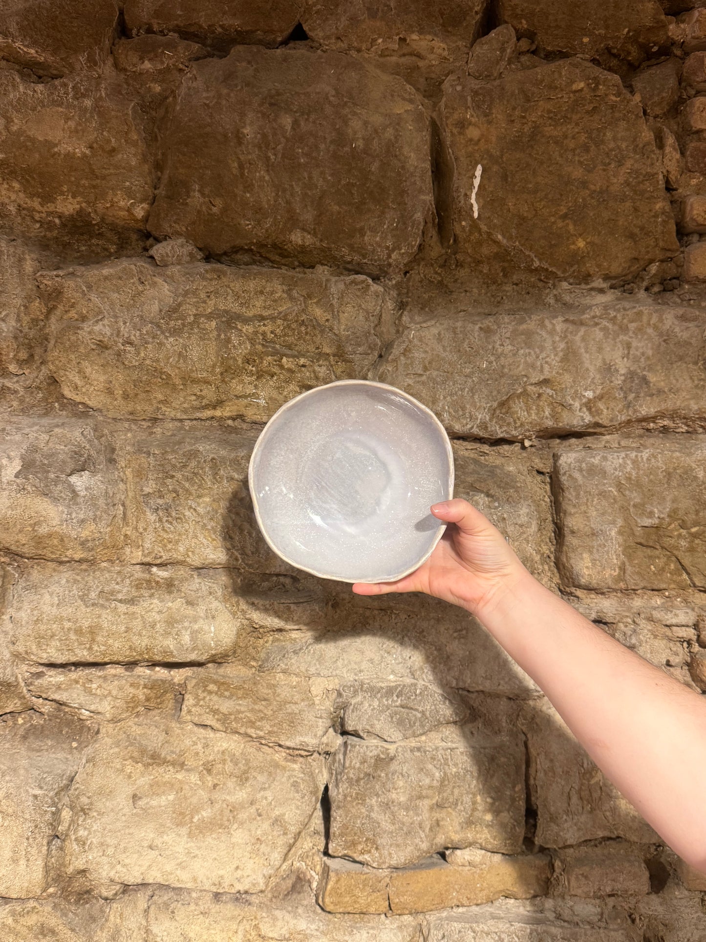 Cuenco Bowl Irregular Gris Grande