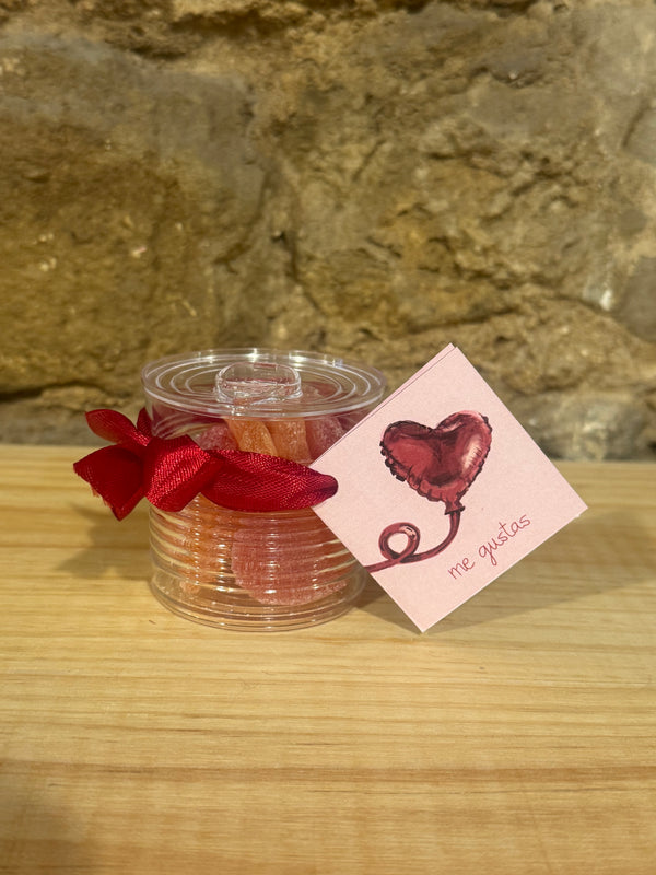 Bote o Lata de Caramelos con Mensaje