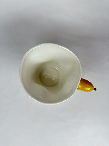 Taza Blanco con Asa Plátano