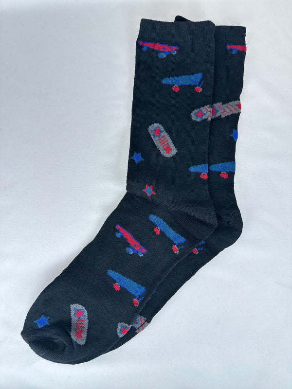 Calcetines Hombre Negro Skate
