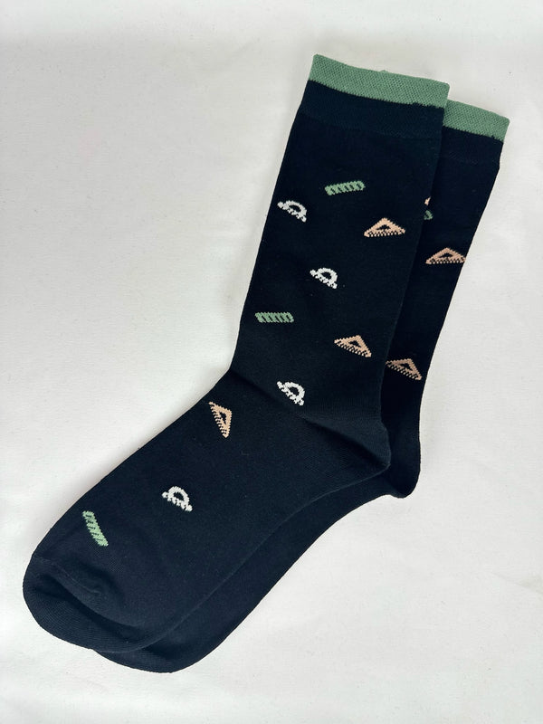 Calcetines Hombre Negro Reglas
