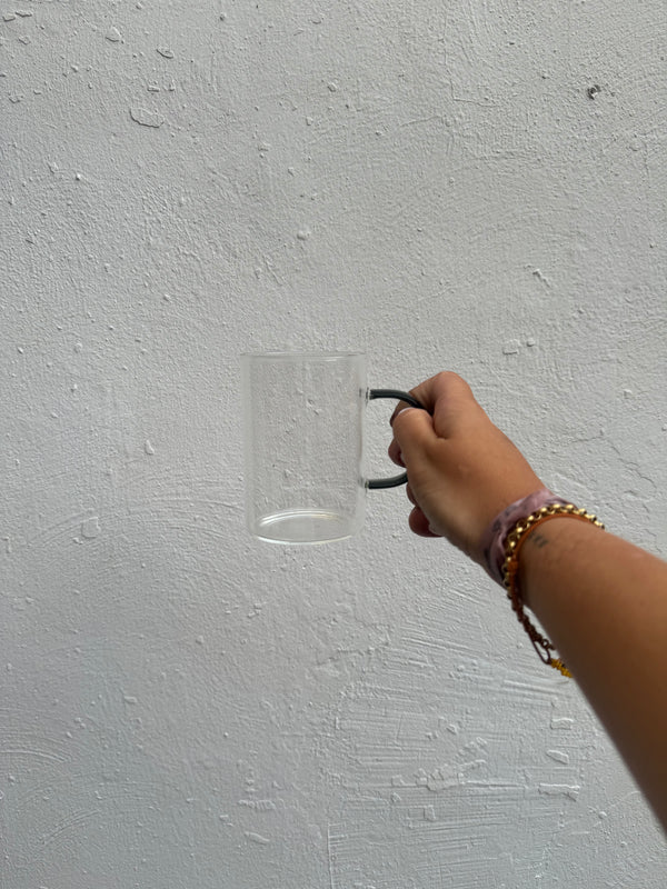 Taza Cristal Asa Gris