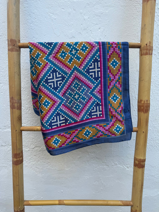 Pañuelo Mosaico Azul