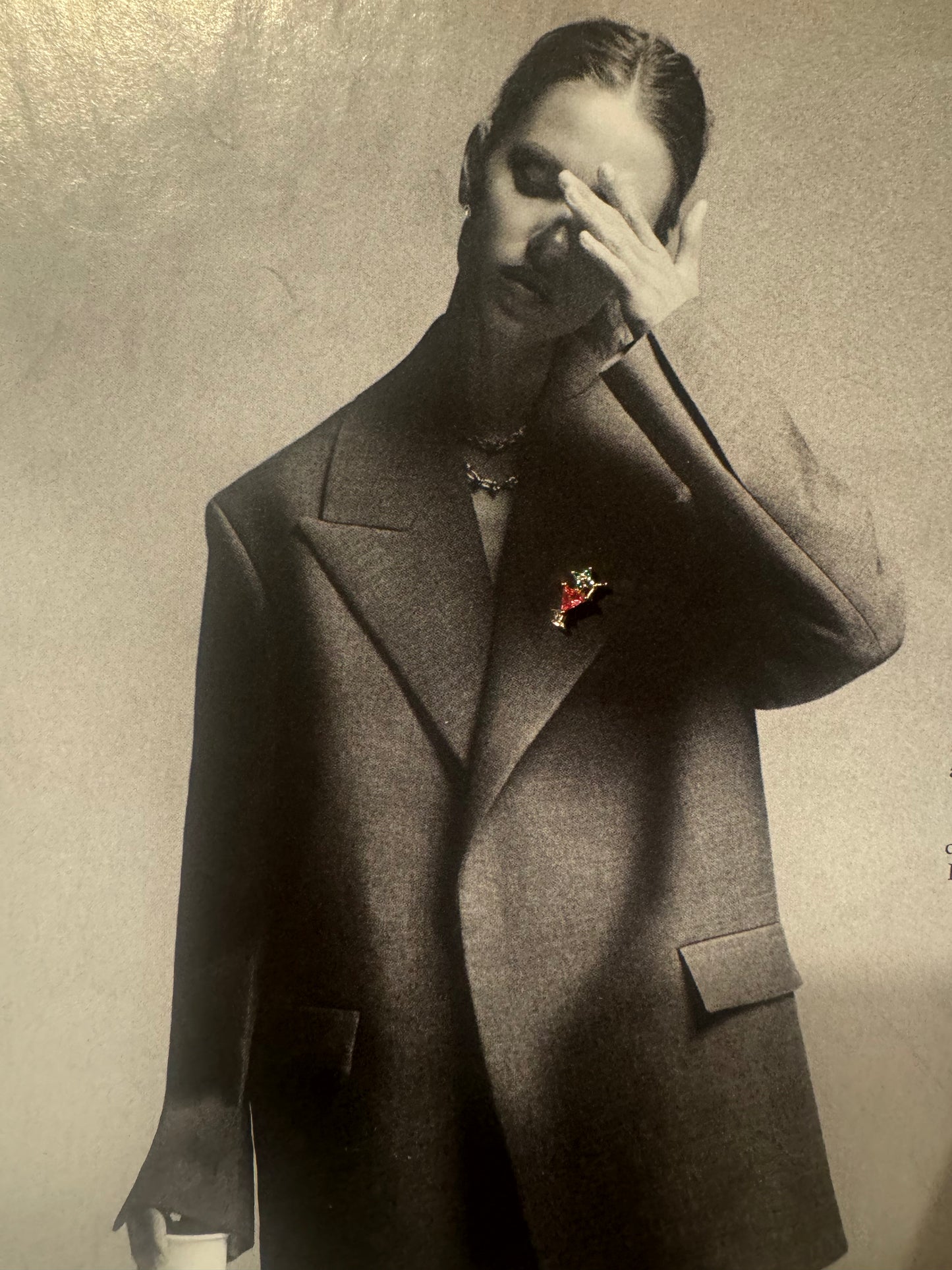 Mini Pendientes Cóctel Con Brillantes Rosa