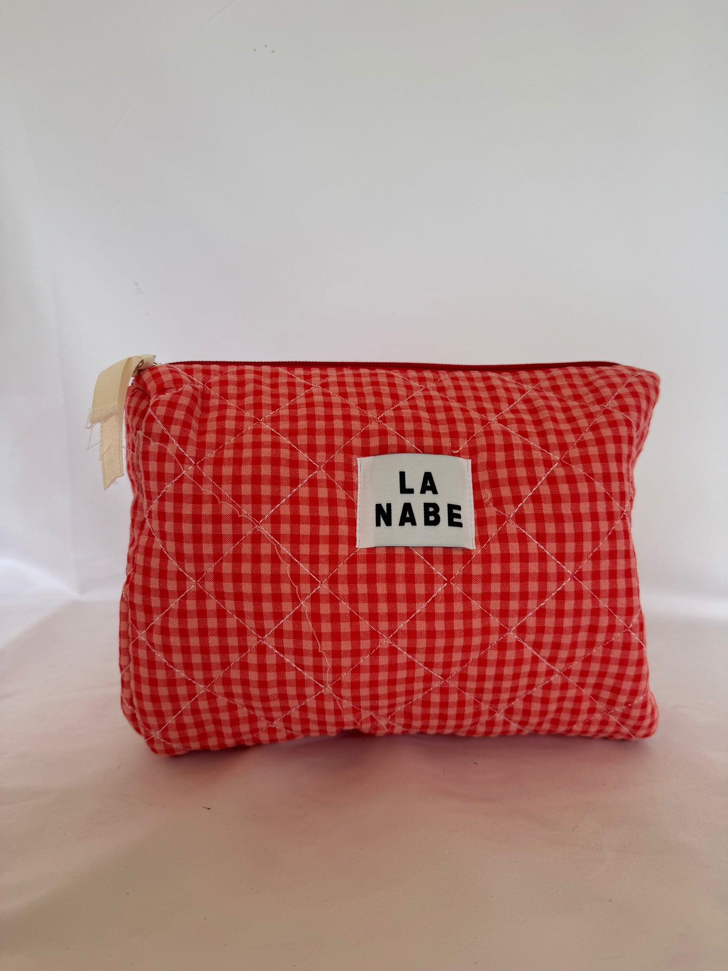 Neceser Grande Vichy Rojo Rosa