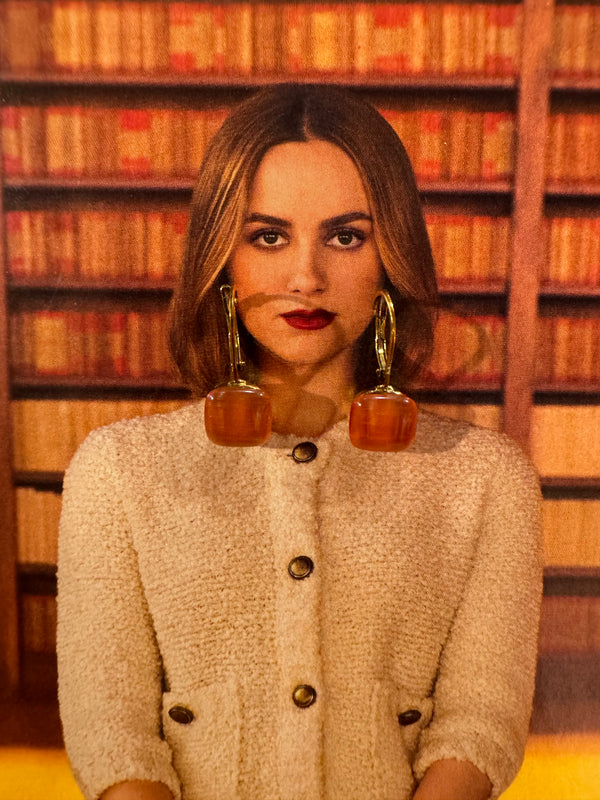 Pendientes Estilo Pomellato Naranja Claro