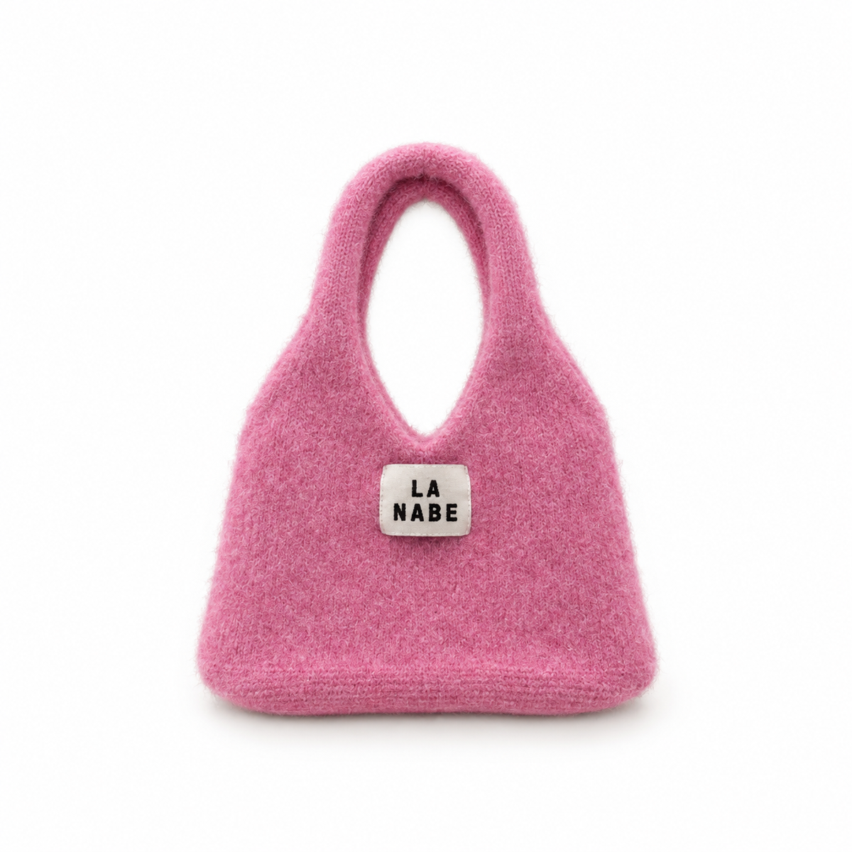 Bolso de Punto Lana Pequeño Triangular
