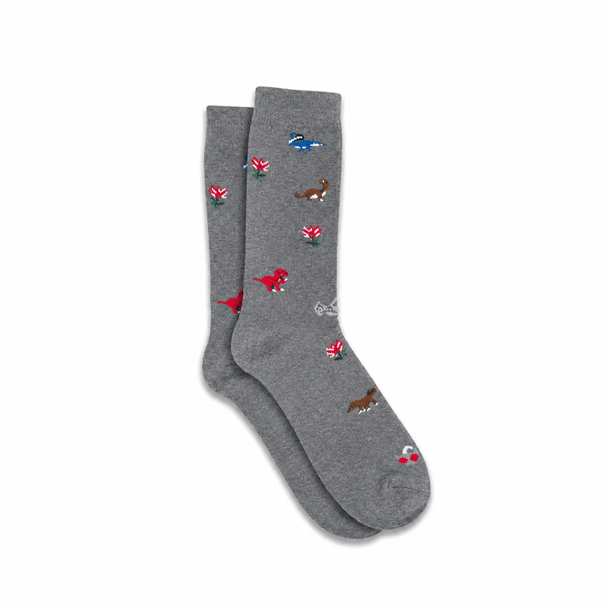 Calcetines Hombre Hojas Dinosaurio