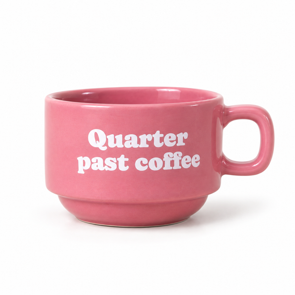 Taza Rosa Quarter Past Coffee