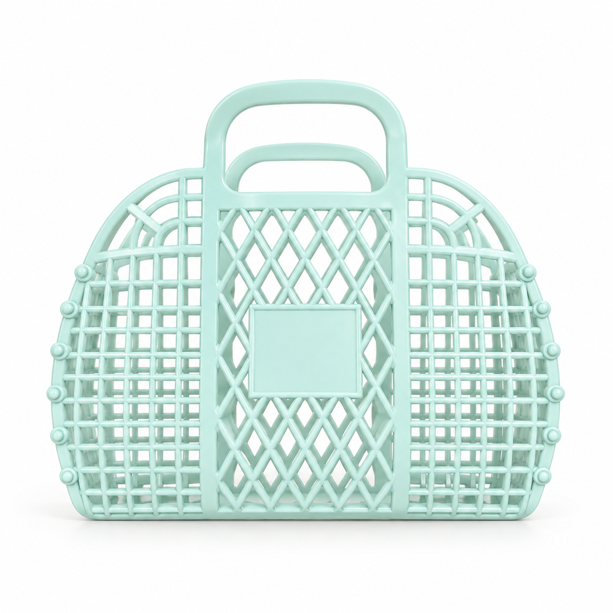 Cesta Plástico Niña Azul Turquesa
