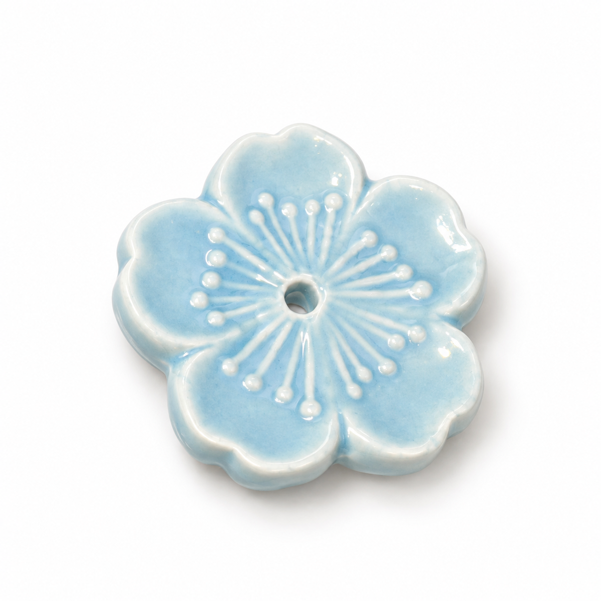 Portainciensos Flor Azul