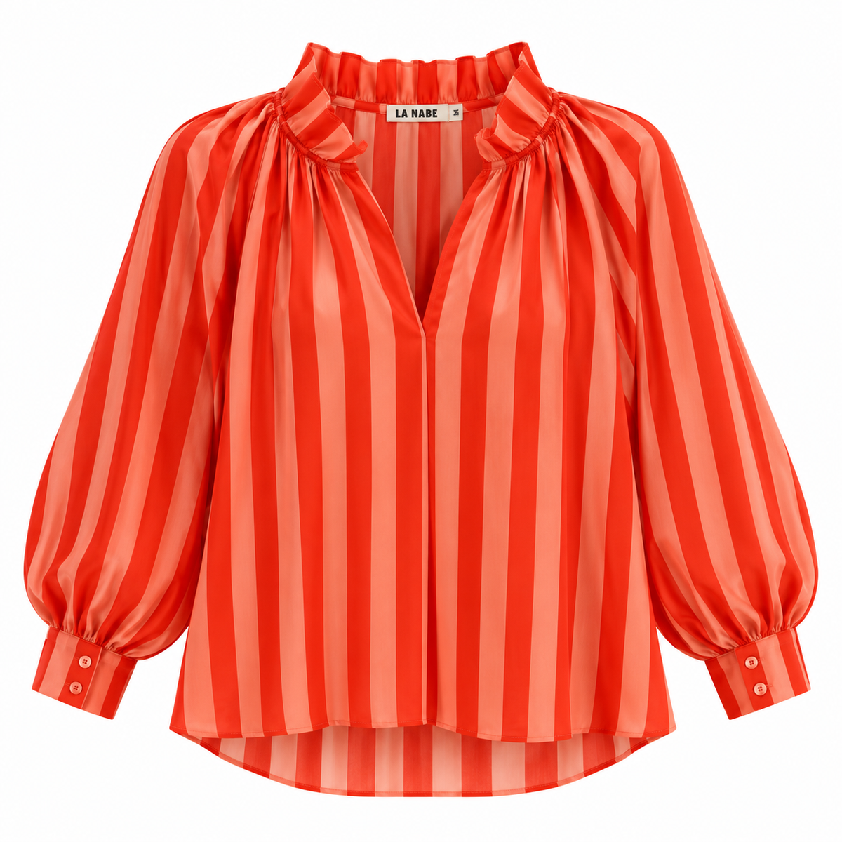 Blusa Rayas Rosa Naranja