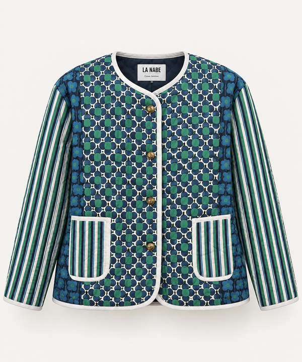 Chaqueta Acolchada Estampados