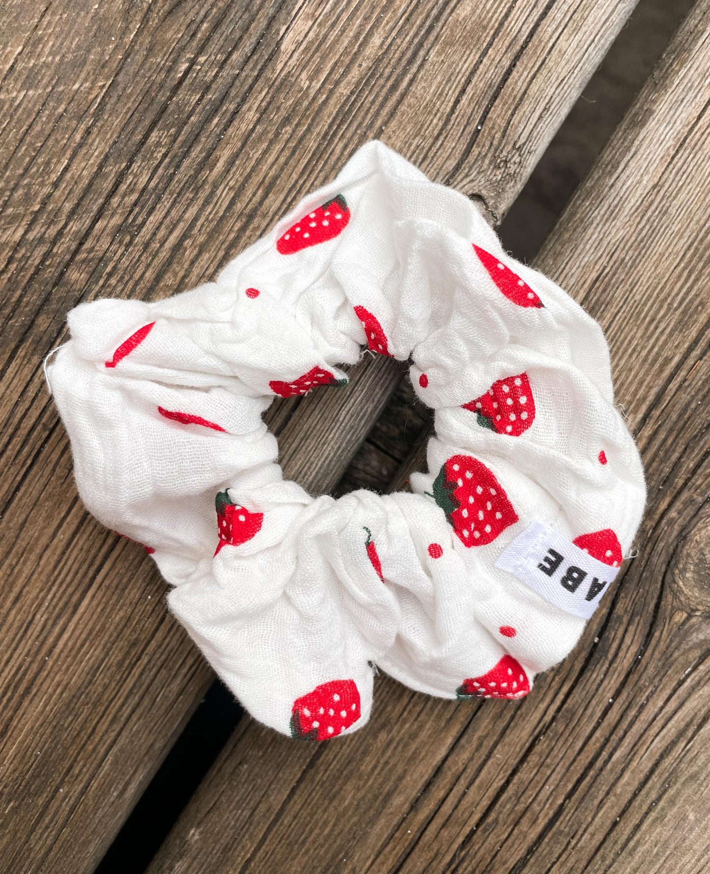 Coletero Blanco con Fresas