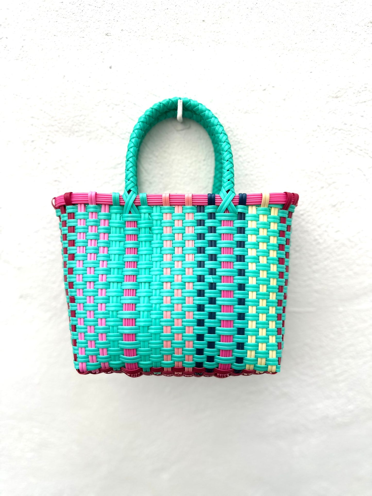 Bolso Plástico Mini Turquesa
