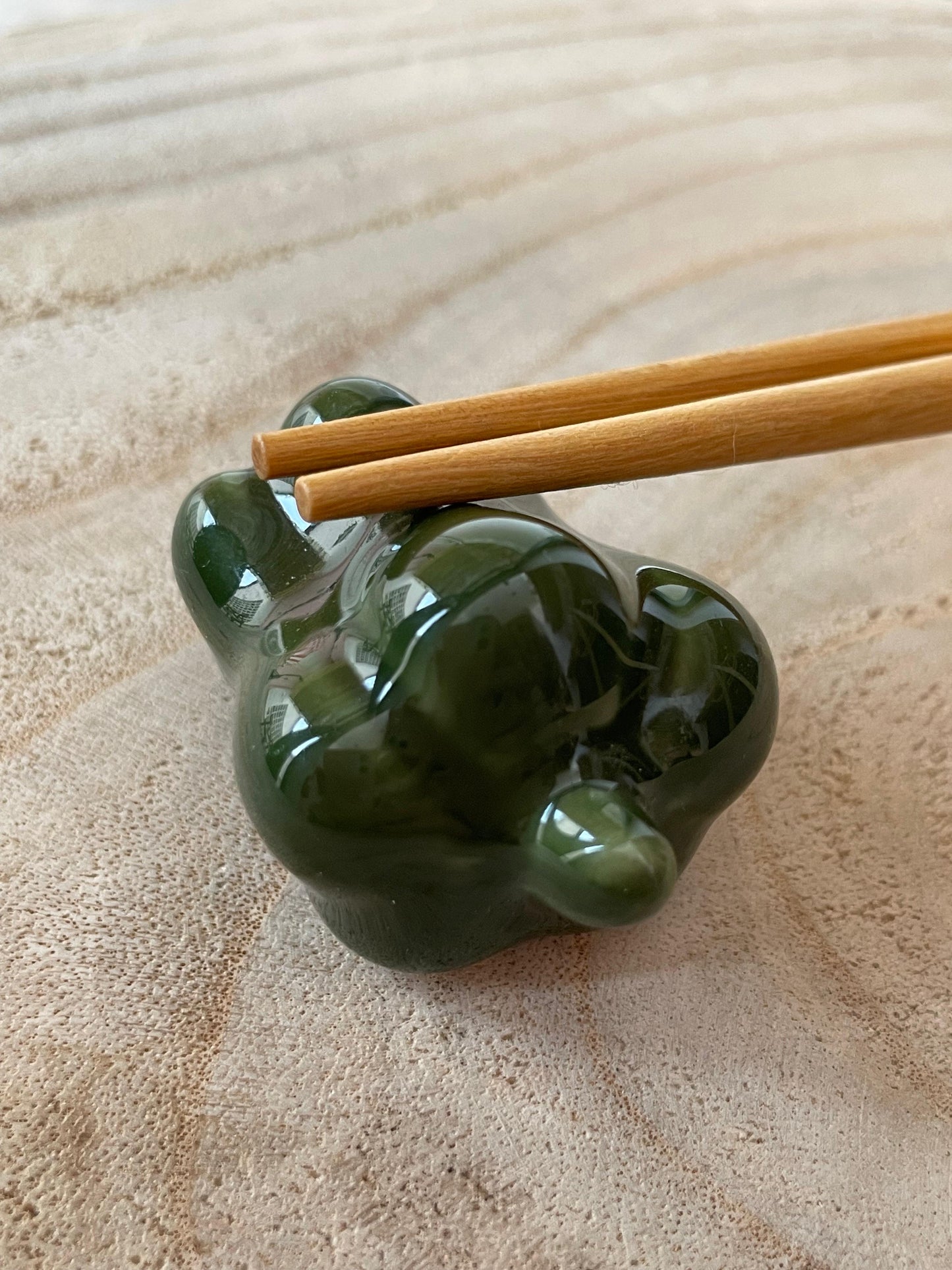 Apoyapalillos Cerámica Pimiento Verde