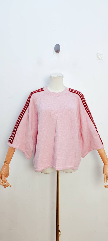 Jersey de punto burdeos