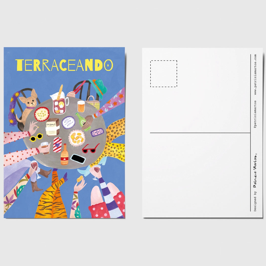 A6 Card or Postcard with Envelope Madrid 2