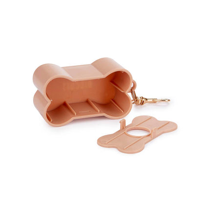 Dispensador Bolsas de Perro en Forma de Galleta de PerroColor Marrón