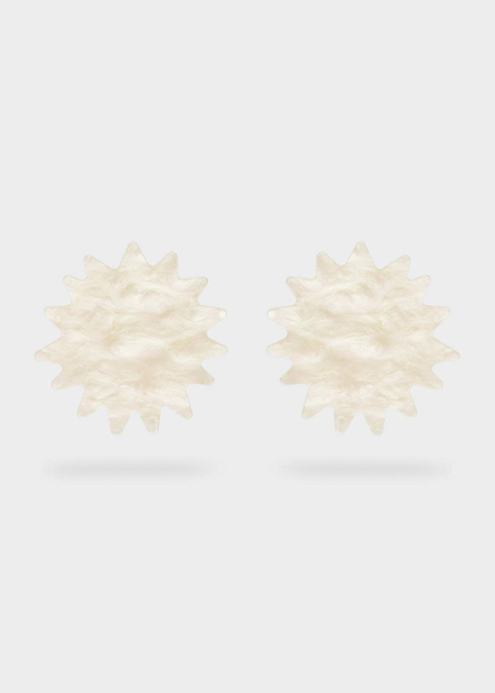 Pendientes Destello Resina Naranja