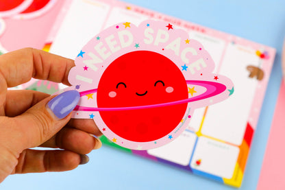 Pegatina apta para lavavajillas Necesito espacio