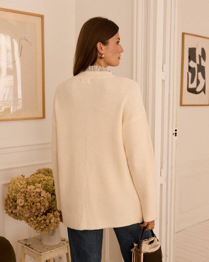 Cardigan Chaqueta Botón Oriental