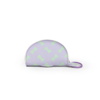 Dispensador Bolsas Perro Lila Morado Violeta Verde Lima