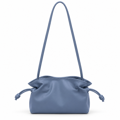 Bolso Bandolera Piel azul