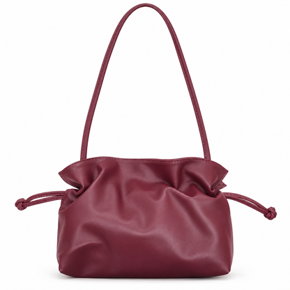Bolso Bandolera Piel granate