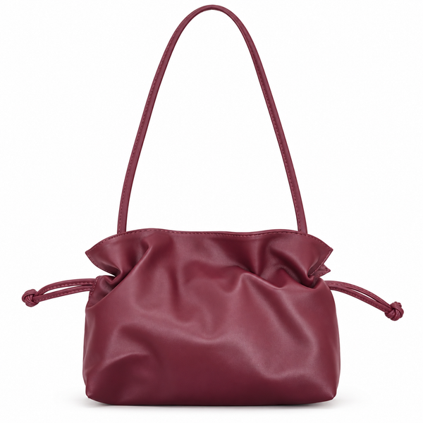 Bolso Bandolera Piel granate