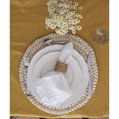 Servilletas Volantes Blanco