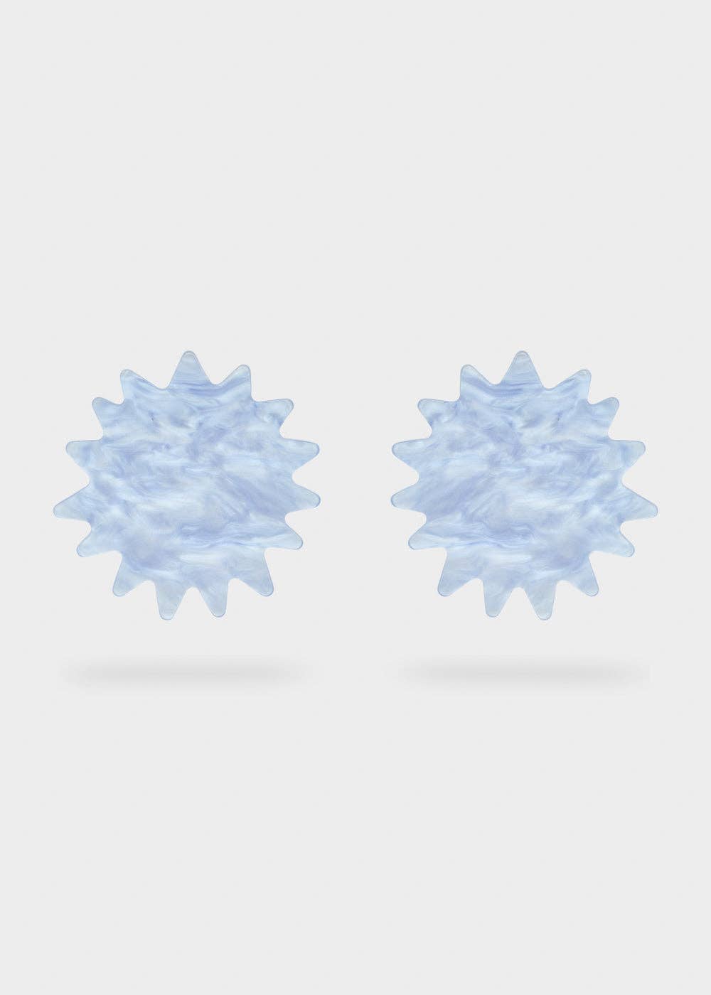 Pendientes Destello Resina Naranja