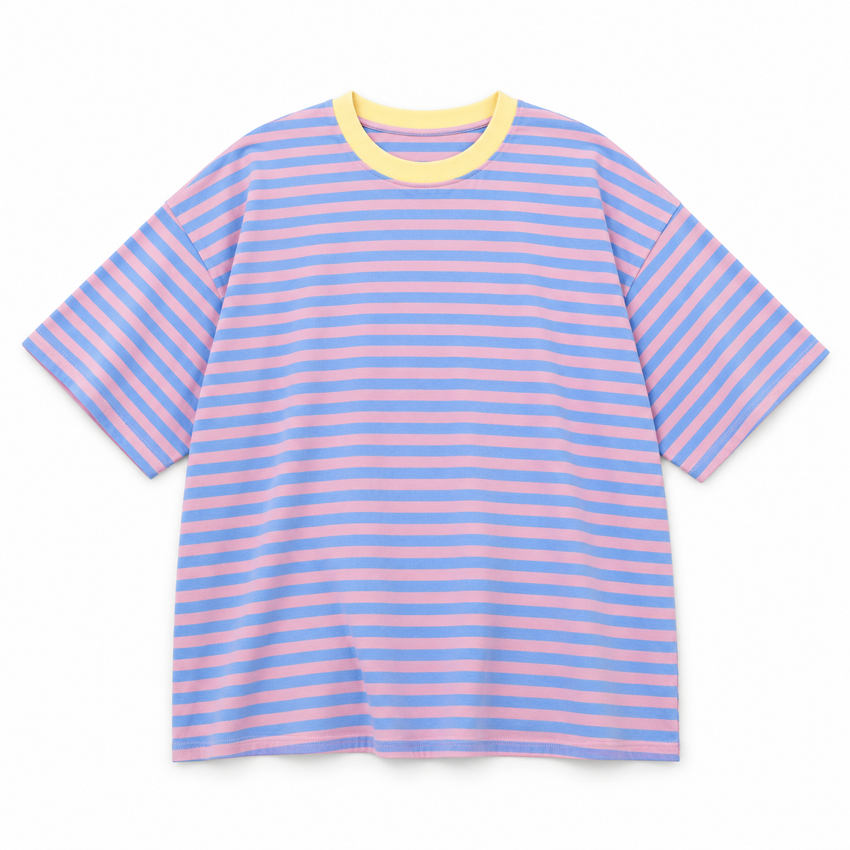 Camiseta Rosa y Azul foto de estudio