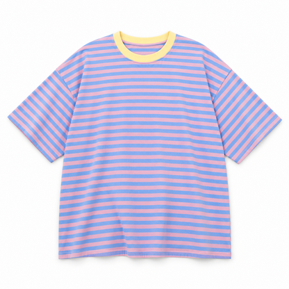 Camiseta Rosa y Azul foto de estudio