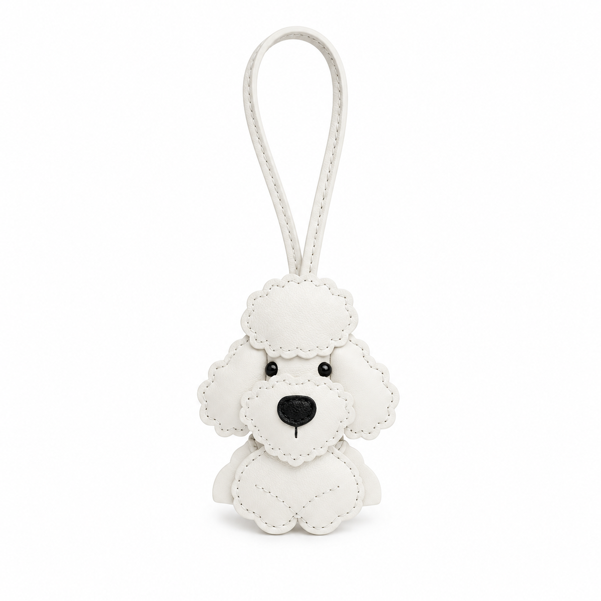 Charm caniche blanco